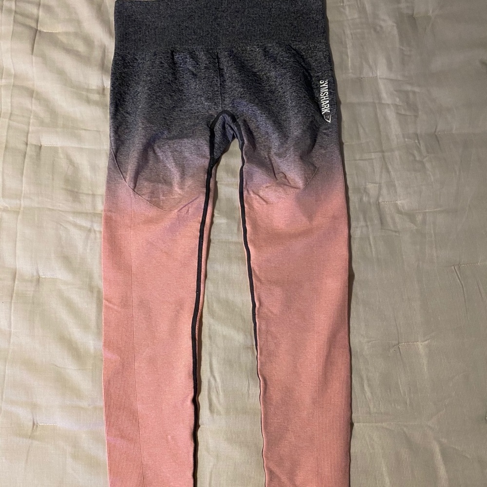 Gymshark Pink Ombré Seamless Leggings